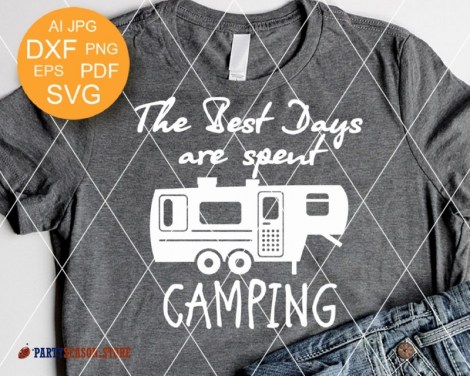 Best Days are spent Camping Party season 1